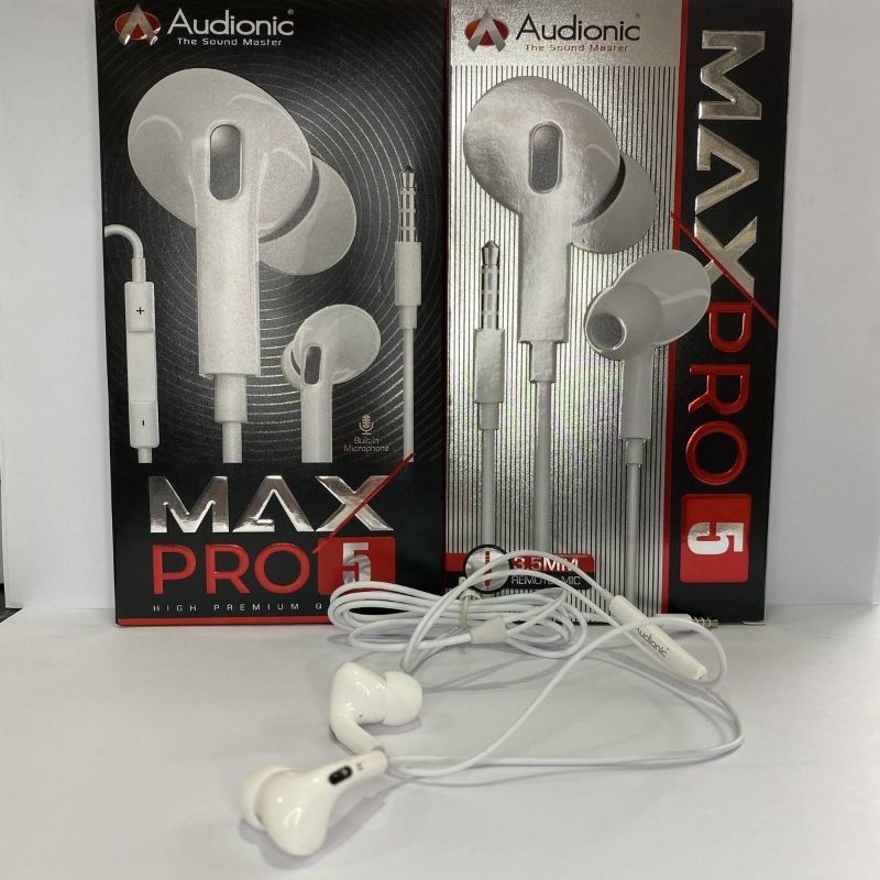 Audionic MAX Pro 5 HiGH Premium Quality Handsfree