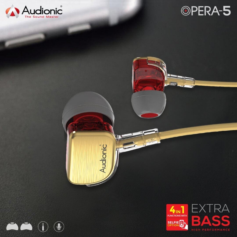 Audionic OPERA-5 Extra Bass High Performance Wired Handsfree