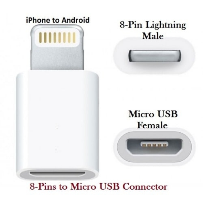 Charging Converter Android to Iphone
