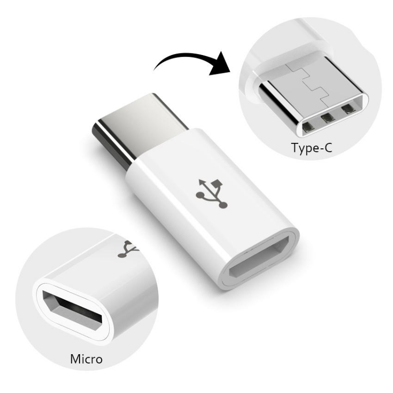 Micro USB to Type-C Mini Adapter