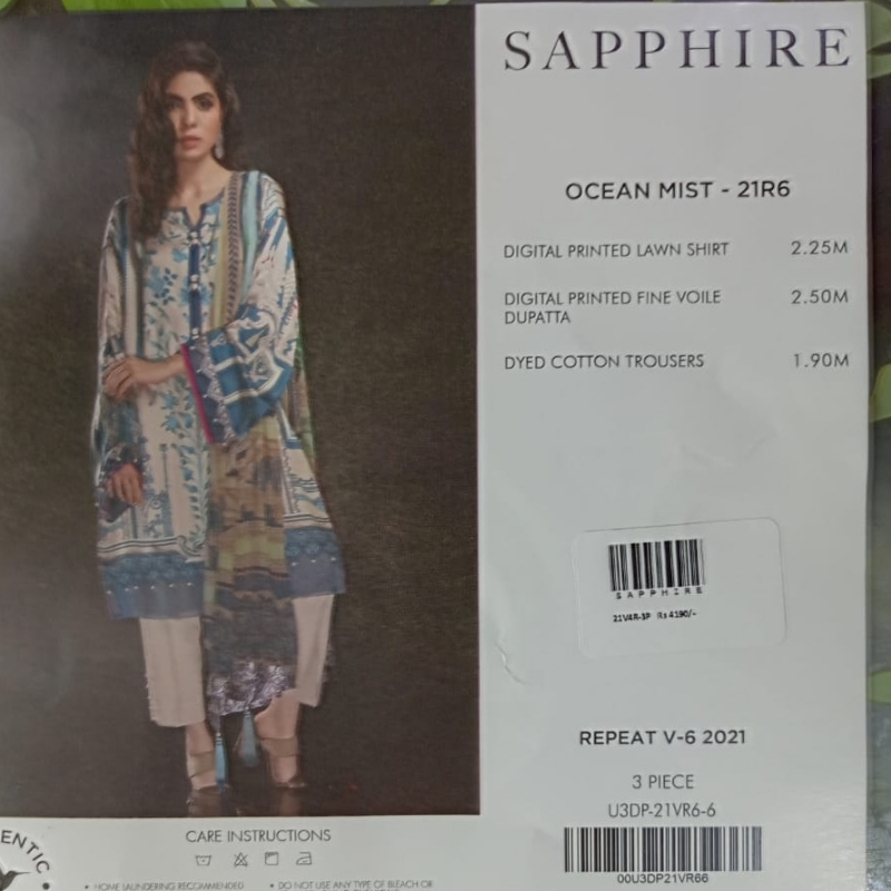 Sapphire lawn 3Pcs