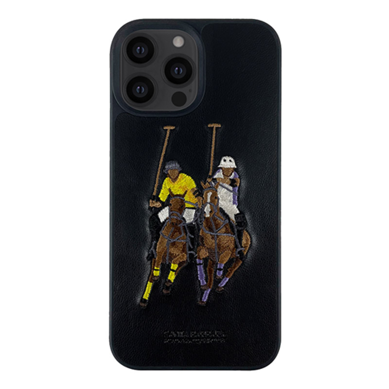 iPhone 13 Pro Jockey Series Genuine Santa Barbara Polo Racquet Club Leather
