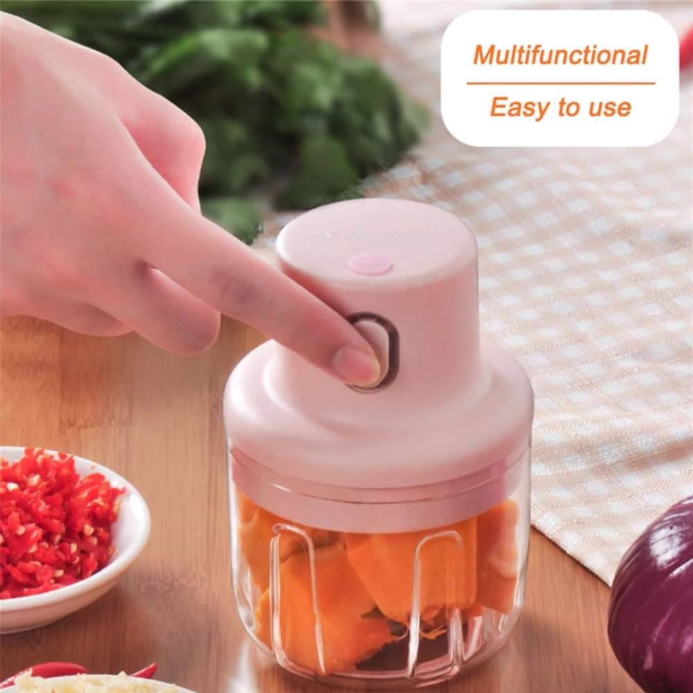 Mini Rechargeable Garlic Food Chopper 180 Ml