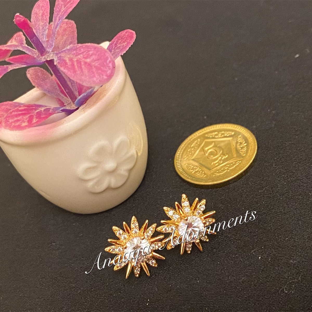 Sun Studs-Golden