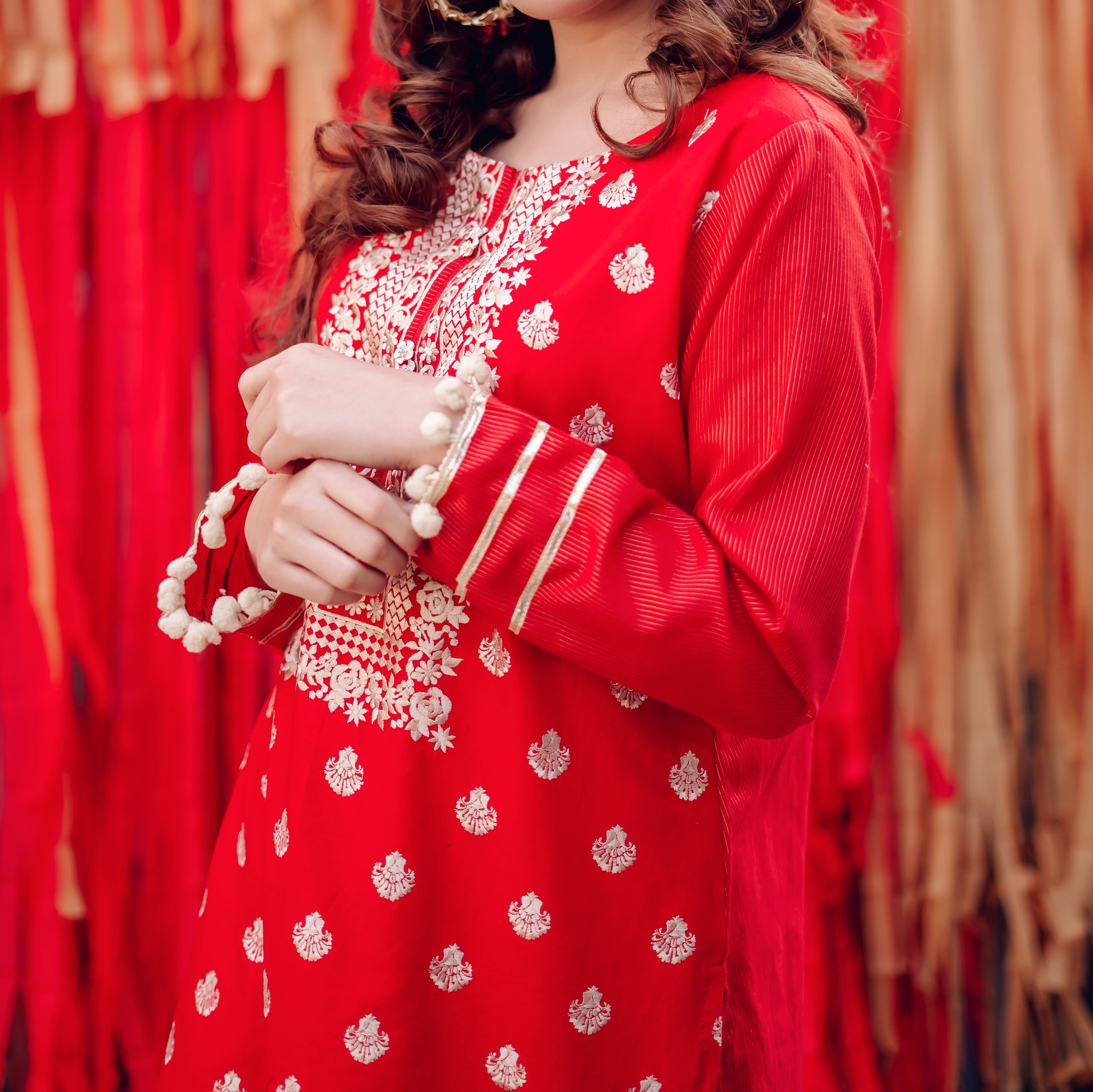 RED SKIN VALENTINE FOULARD (Spd 644)
