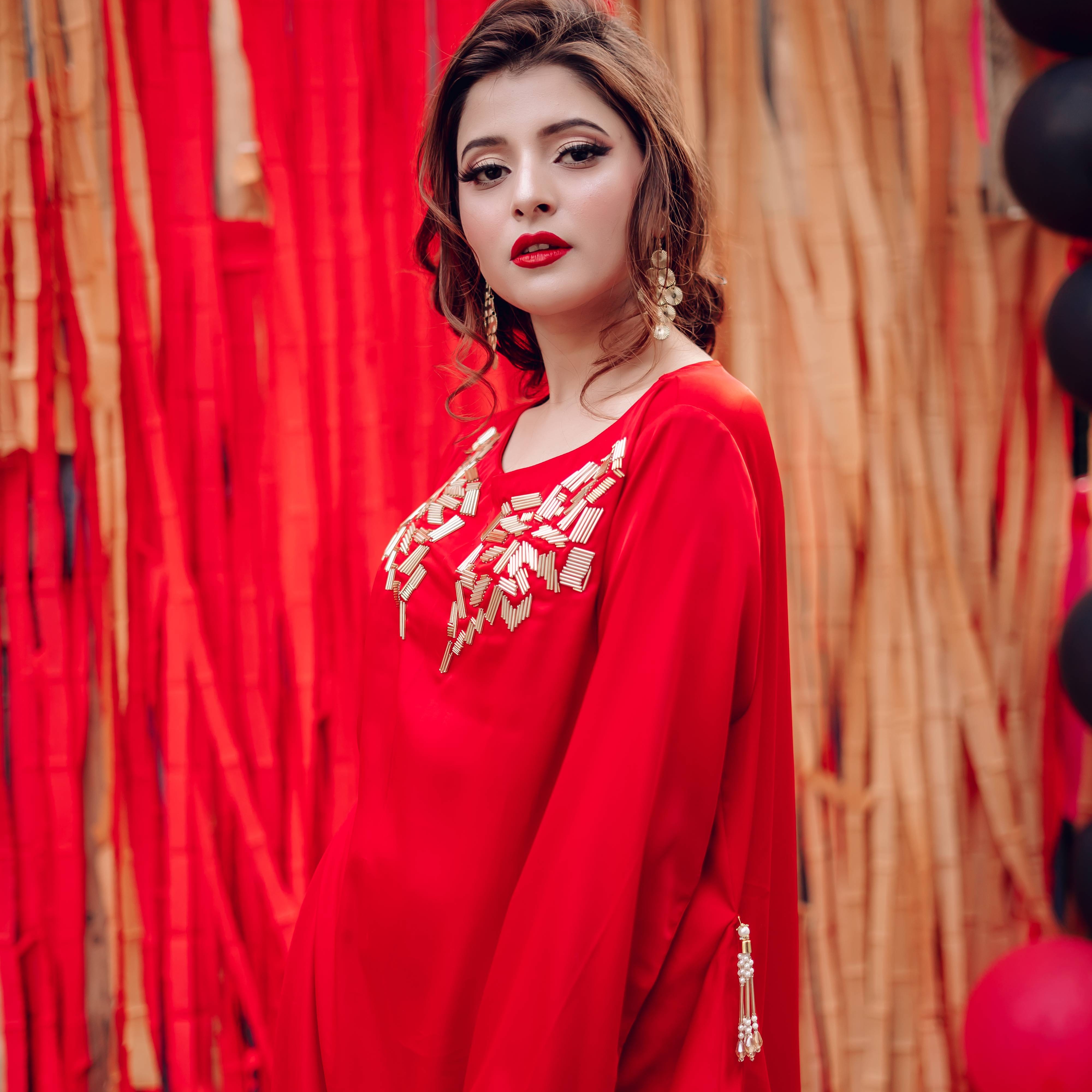 RED VALENTINE SILK BIASED (Spe 081)