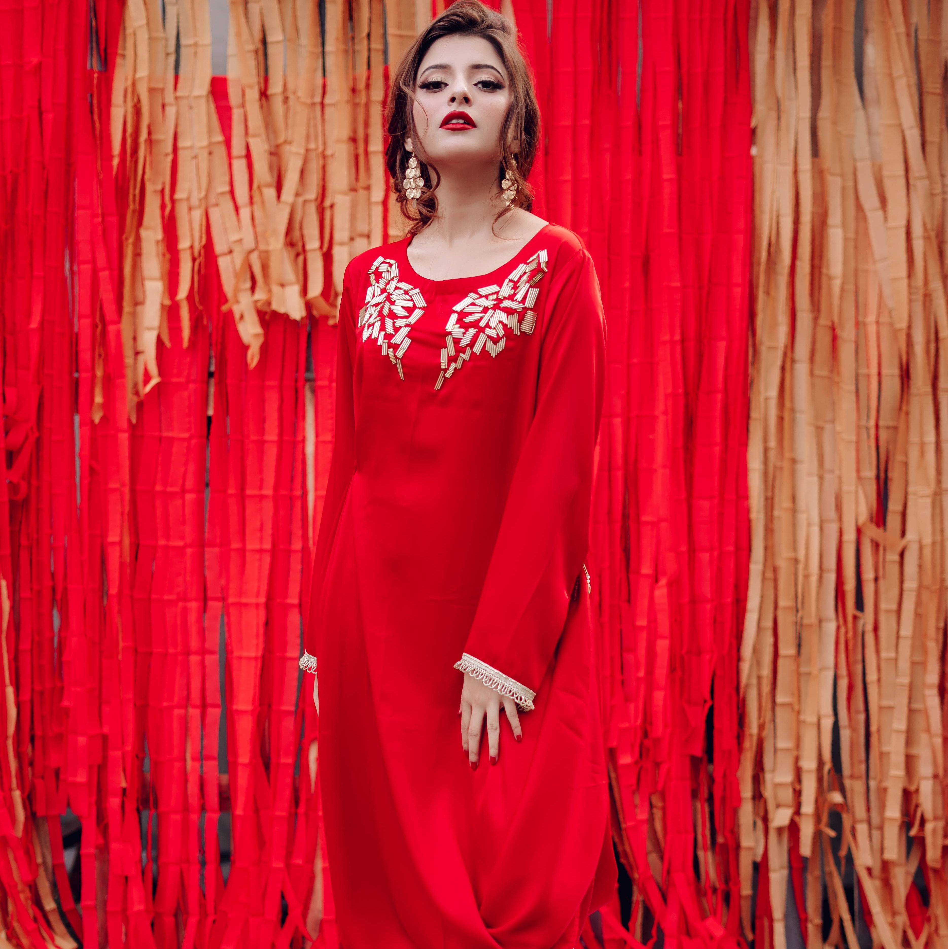 RED VALENTINE SILK BIASED (Spe 081)