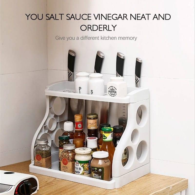 Double Layer Kitchen Shelf