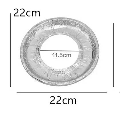 5pcs Reusable Aluminum Foil Gas Stove Cover