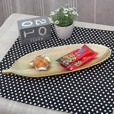 Nordic Style Wooden Leaf Tray