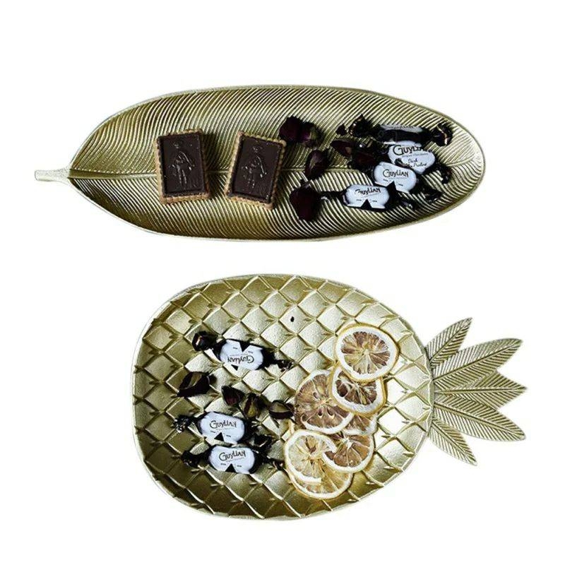 Nordic Style Wooden Leaf Tray