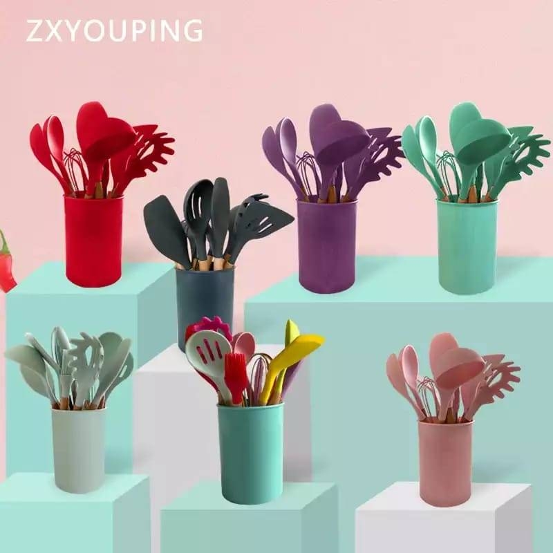 12 Pcs Silicone Kitchen Set