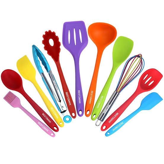 12 Pcs Silicone Kitchen Set