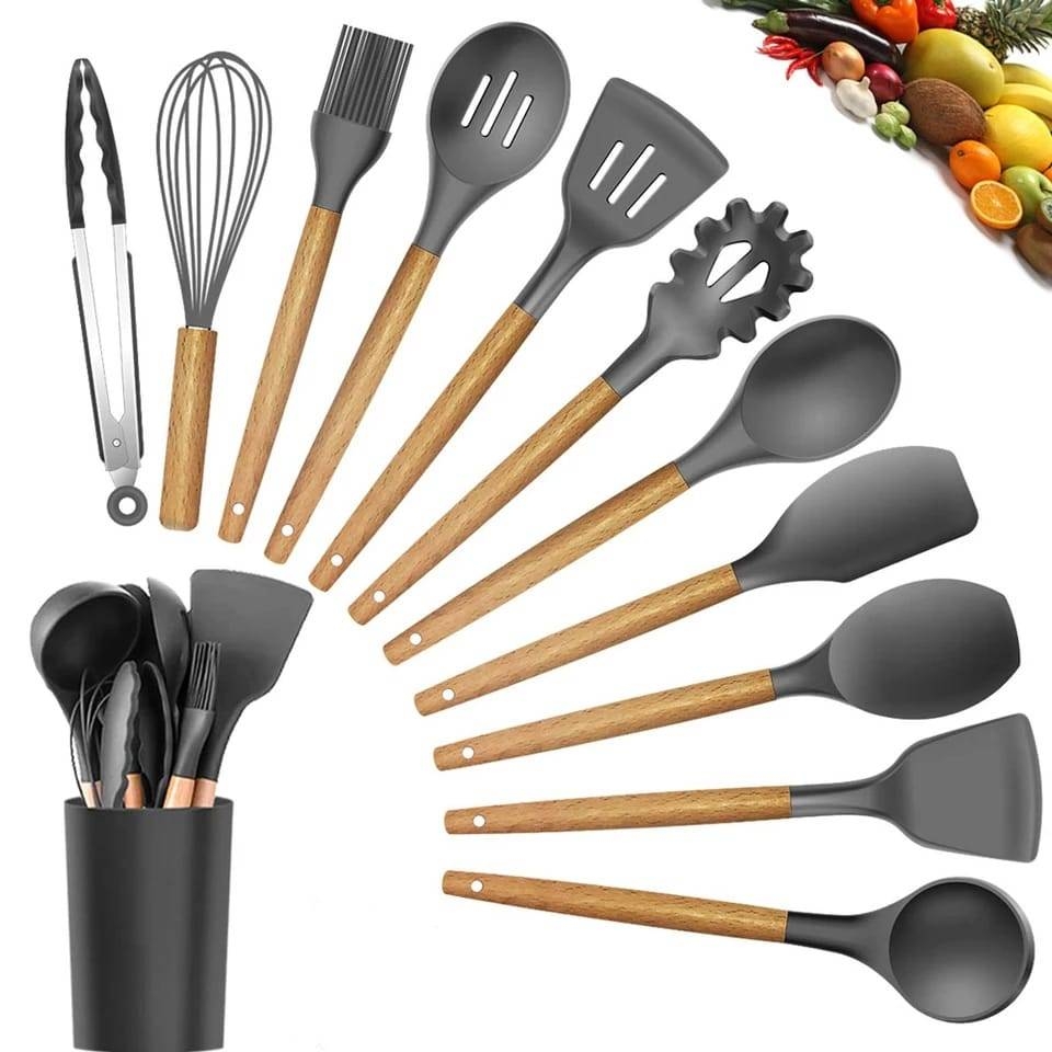 12 Pcs Silicone Kitchen Set