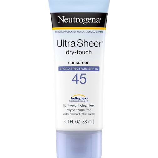 Neutrogena Ultra Sheer Dry Touch Sunscreen. SPF 45