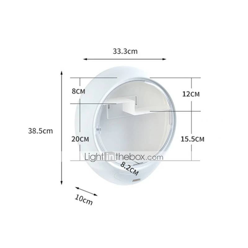 Multifunctional Oval Bathroom Organiser