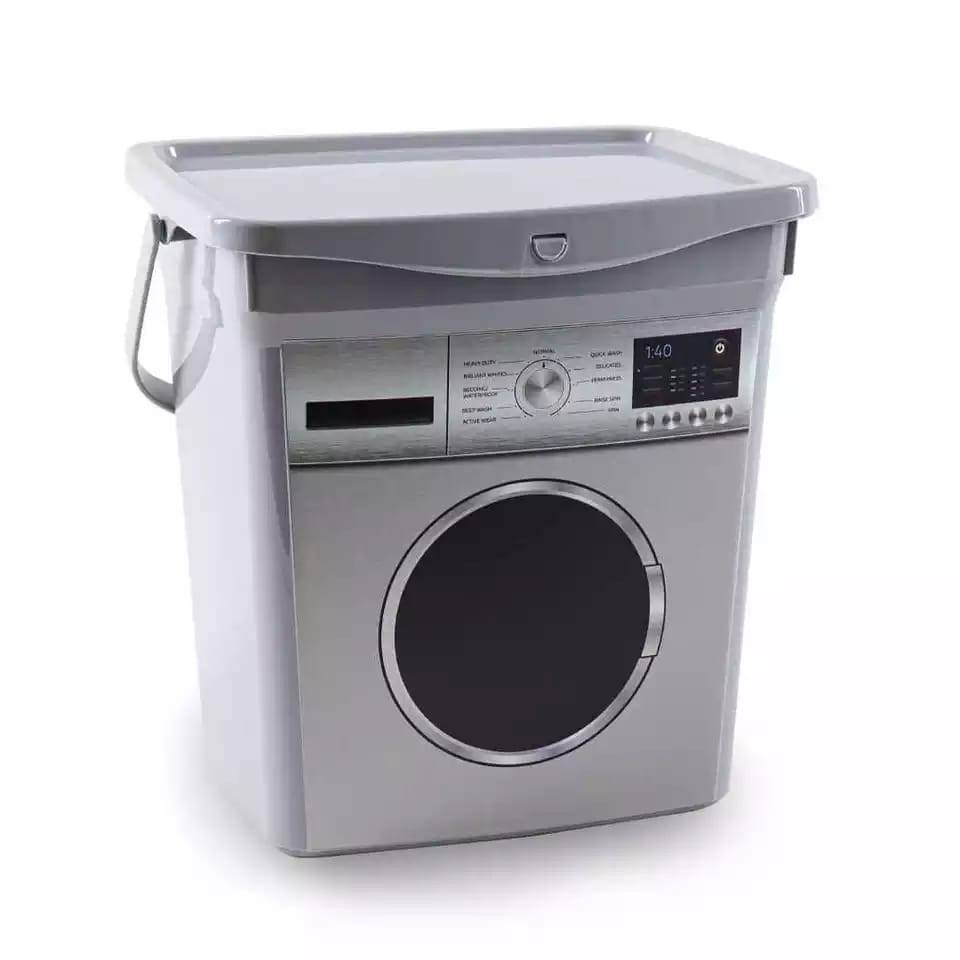Washing Machine Shaped Detergent Bucket