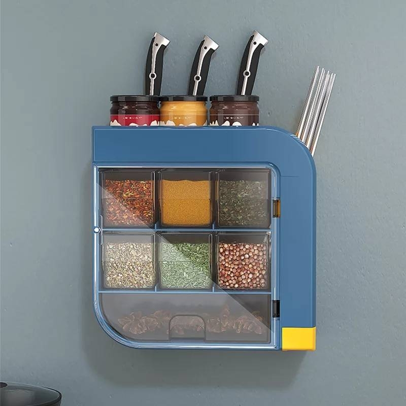 Wall Mounted Spice Rack