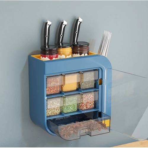 Wall Mounted Spice Rack