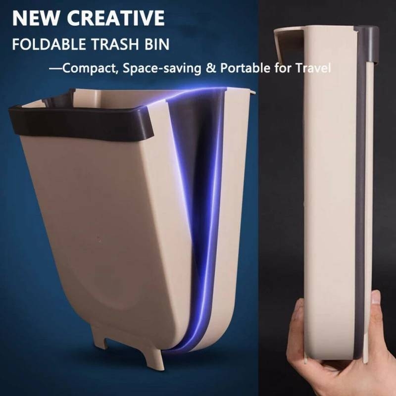 Kitchen Cabinet Foldable Trash bin