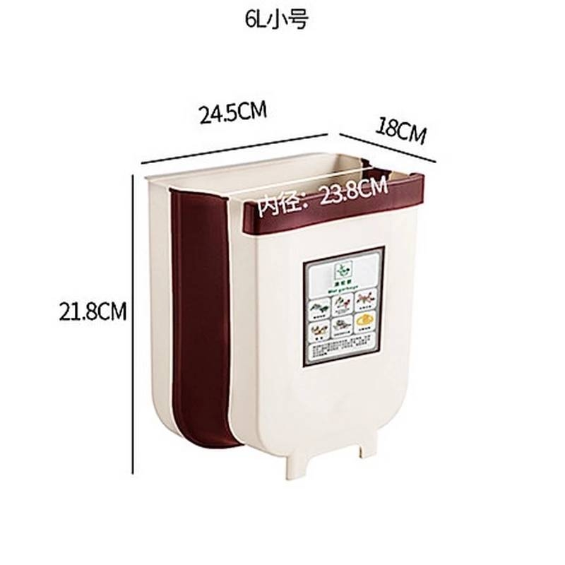 Kitchen Cabinet Foldable Trash bin