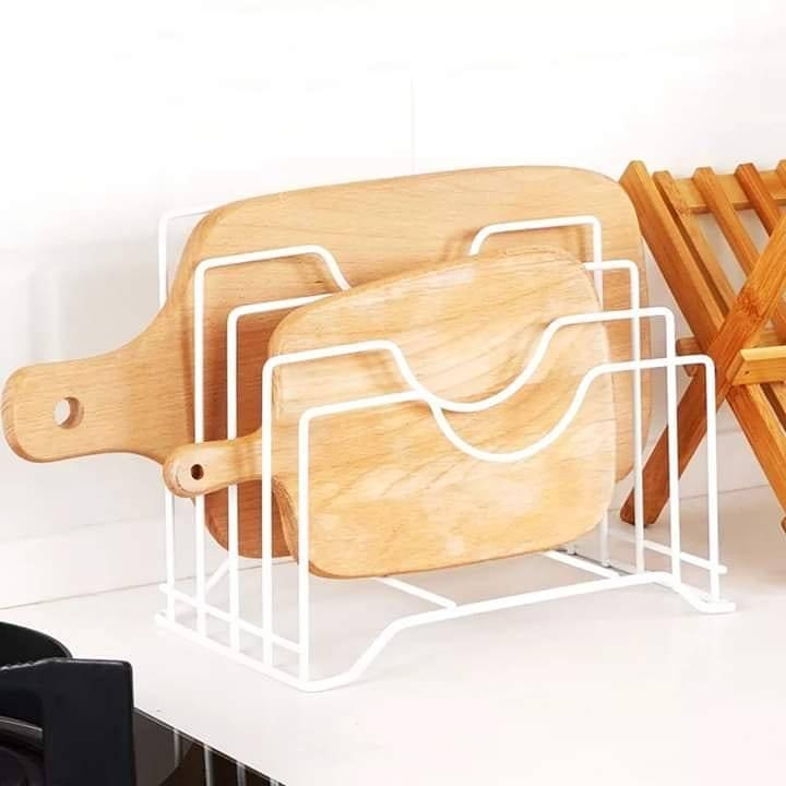 Wrought Iron Multi Layer Lid Storage Rack