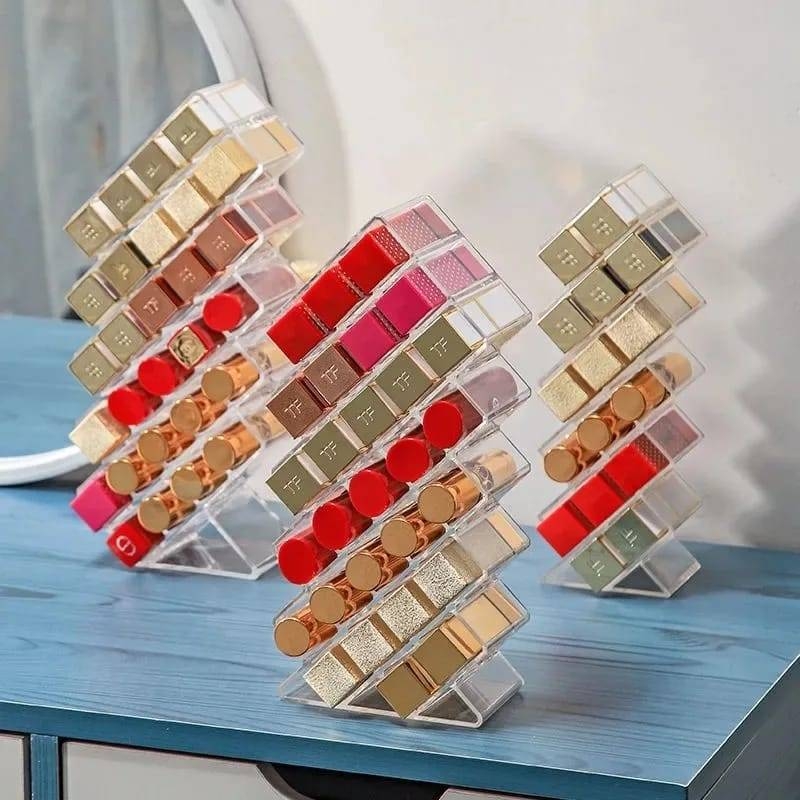 Acrylic 16 Grid Lipstick Organiser