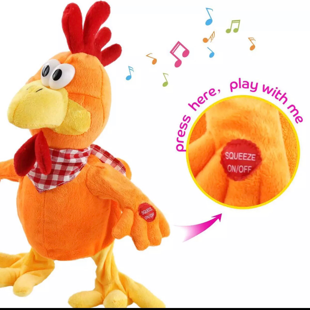 Crazy Dancing Stuffed Hen, Chiken