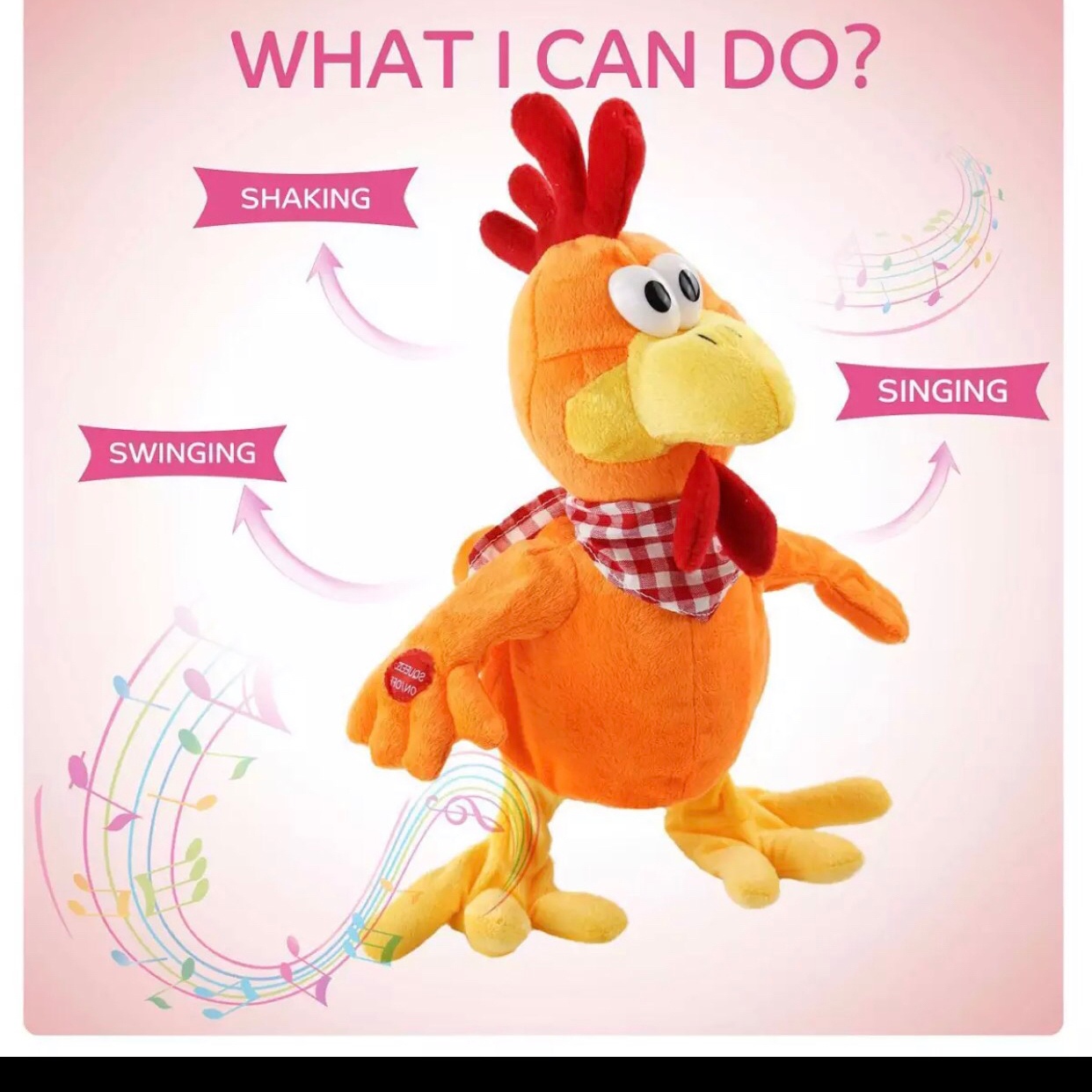 Crazy Dancing Stuffed Hen, Chiken