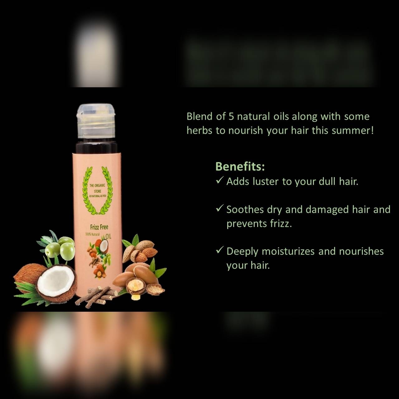 Frizz Free Hair Oil