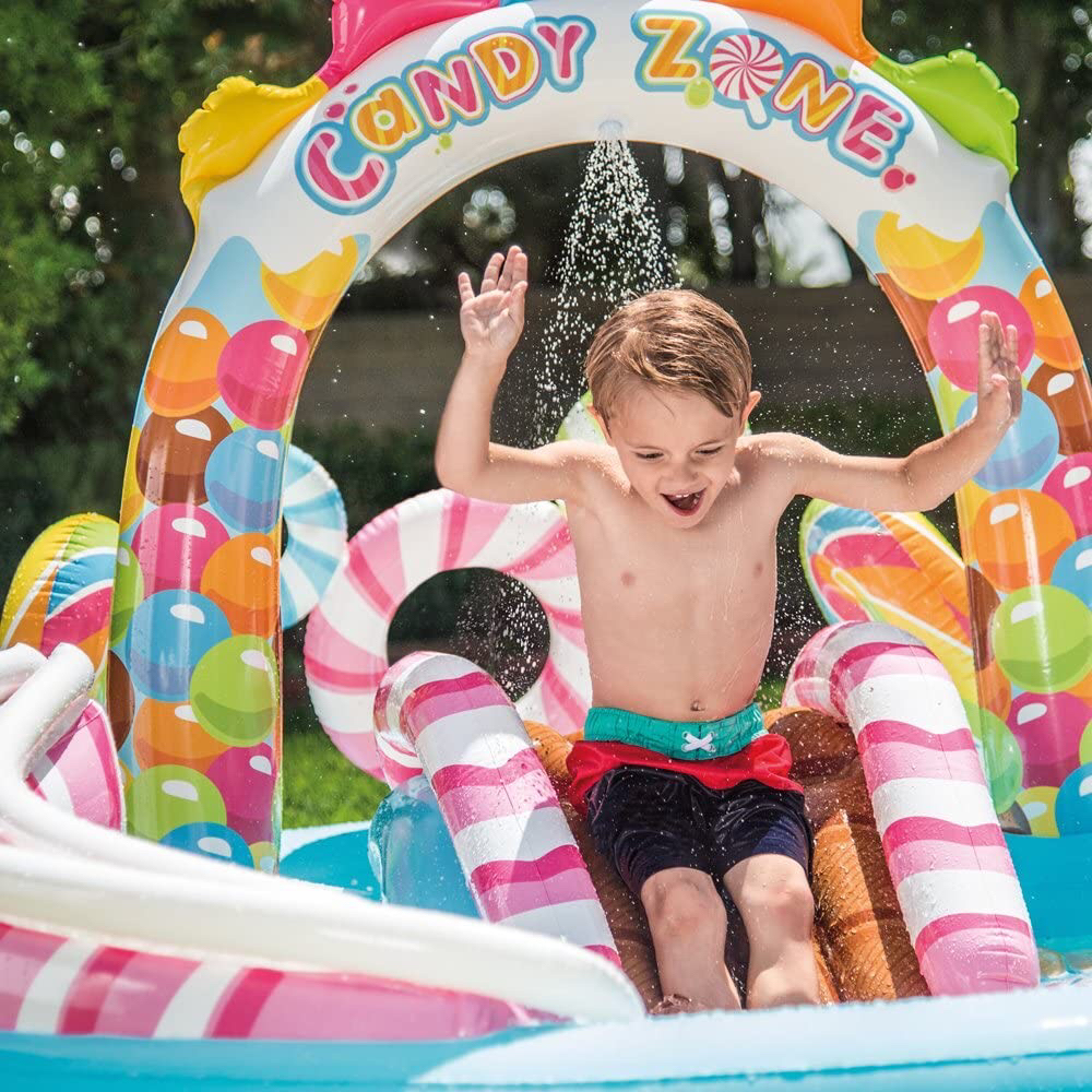 Intex Candy Zone Play Centre Pool 9'8"X6'3"X4'3" With 6 Ball