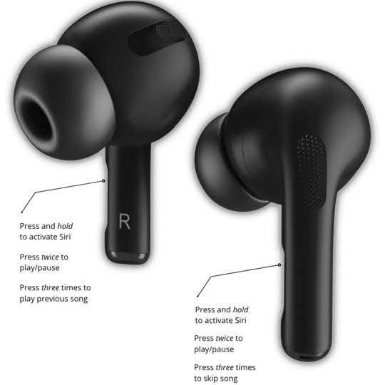 Air Pods Pro Master A++ Copy Black