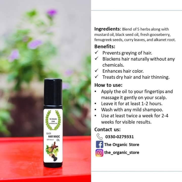 Black Hair Magic Oil