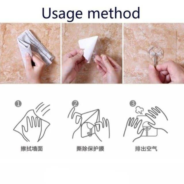 Self Adhesive Wall Single Hook