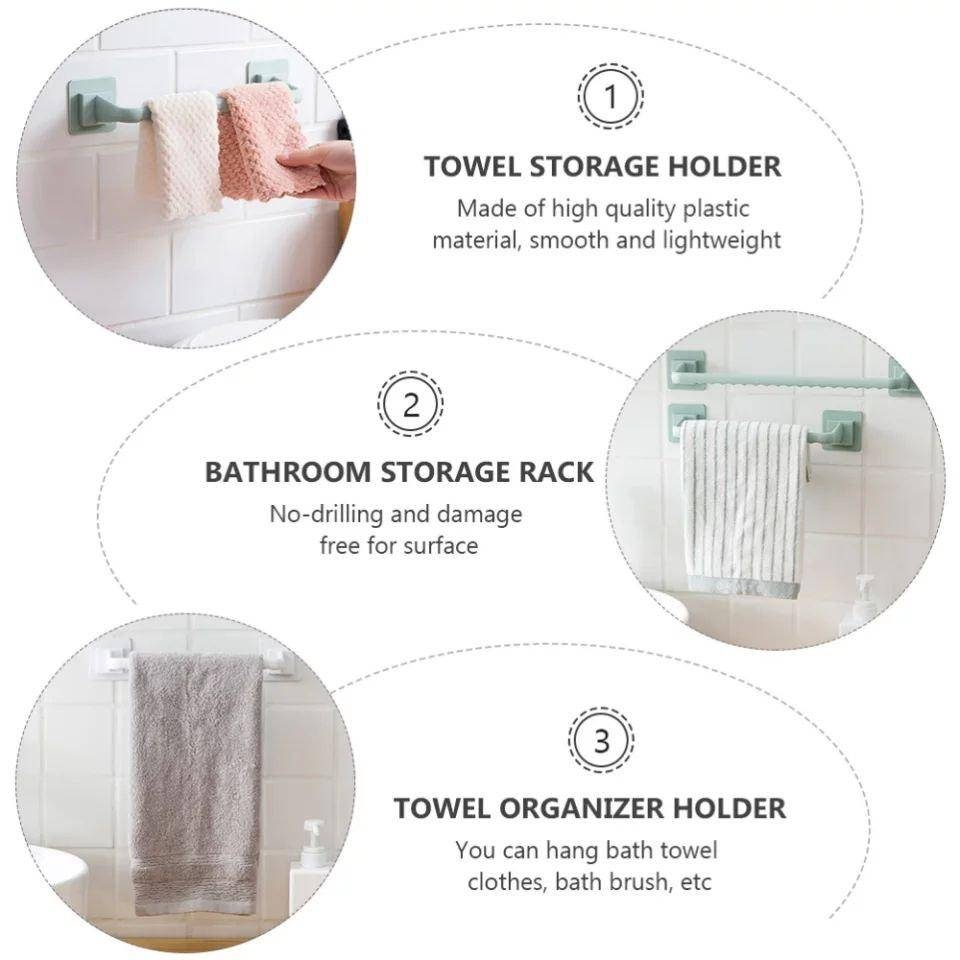 Self Adhesive Wall Mounted Towel Holder