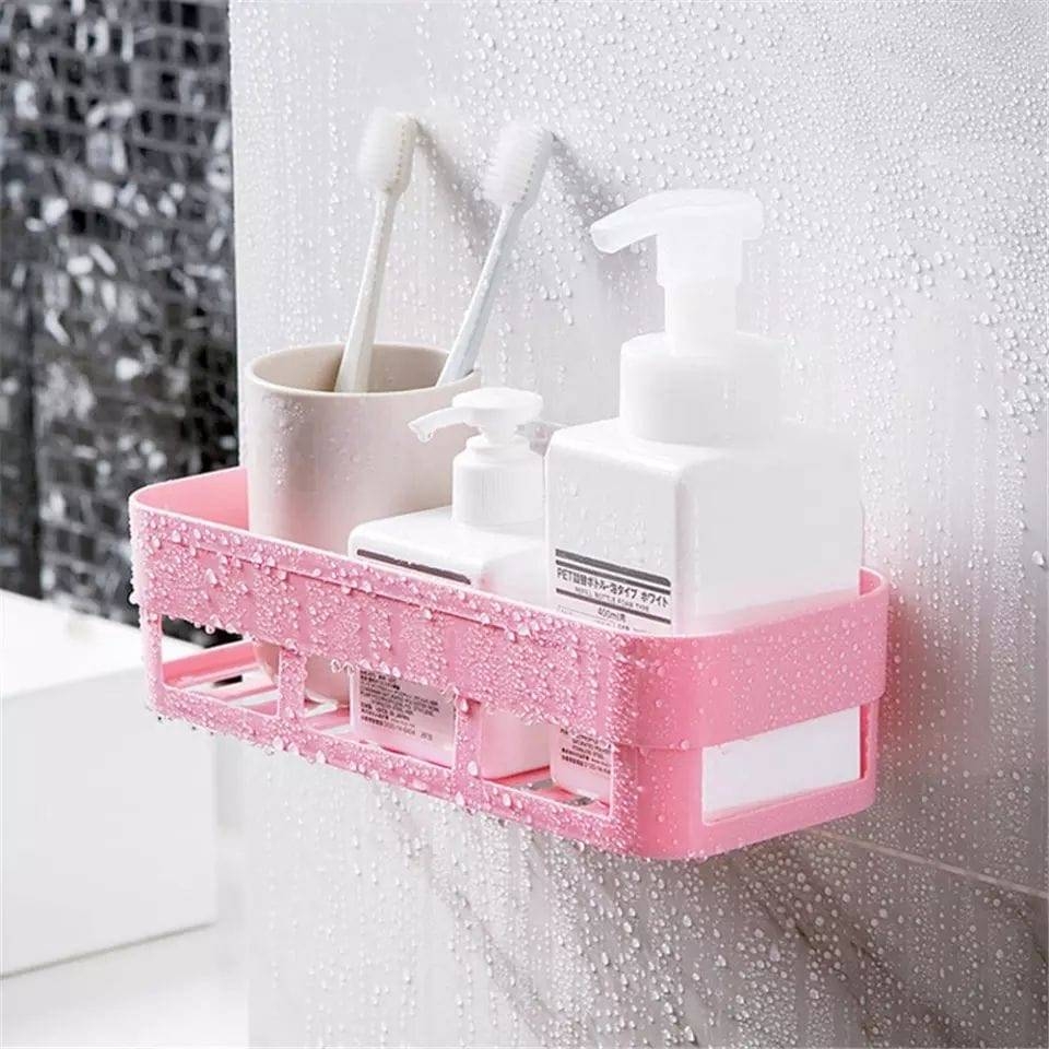 Punch-Free Multifunctional Wall-Mounted Storage Rack