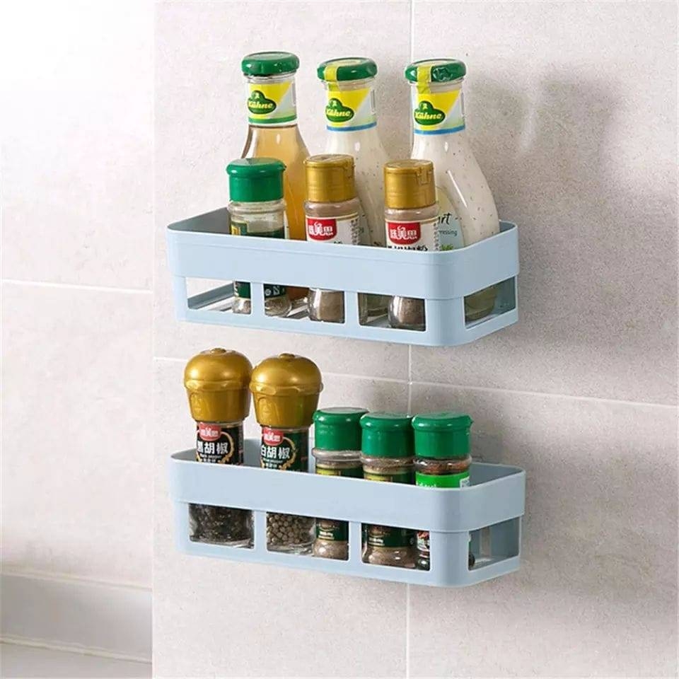 Punch-Free Multifunctional Wall-Mounted Storage Rack