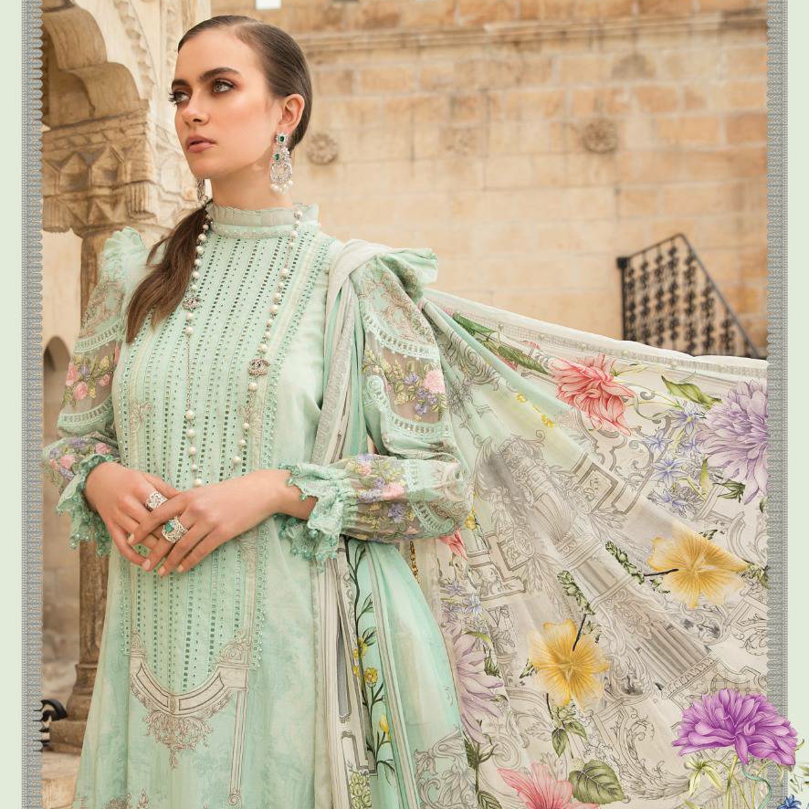 MariaB Lawn Summer Collection 2021 D15A