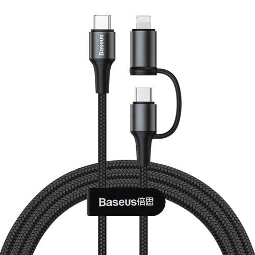 Baseus 2in1 60W Type-C USB Cable +iphone Lighting Connector