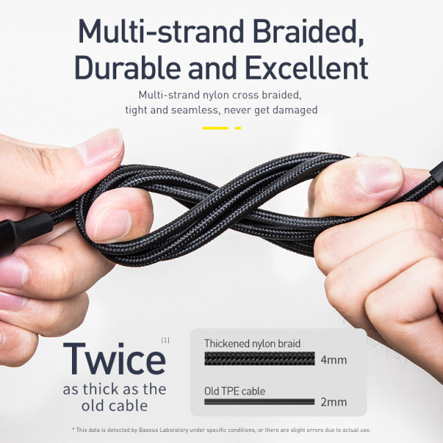 Baseus 2in1 60W Type-C USB Cable +iphone Lighting Connector