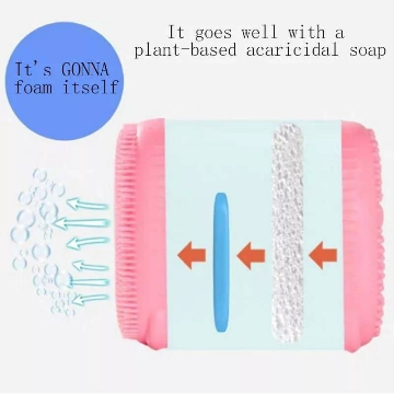 Silicone Fast Foam Bath Brush