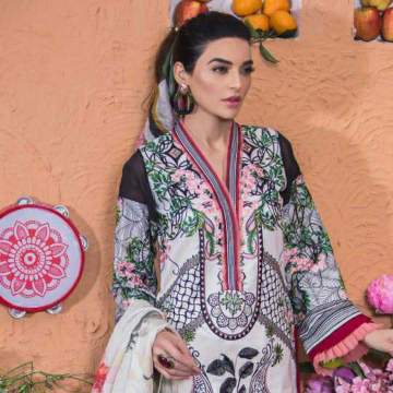 Asifa Nabeel Luxury Lawn 2021