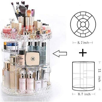 360 Degree Rotating Acrylic Organiser