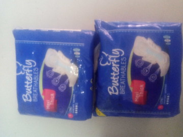 Butterfly Breathables Maxi Thick 8 Extra Large Sanitary Napkins