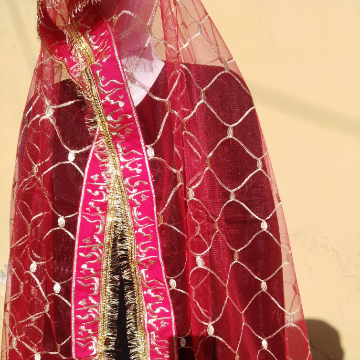 Wedding Net Duppata
