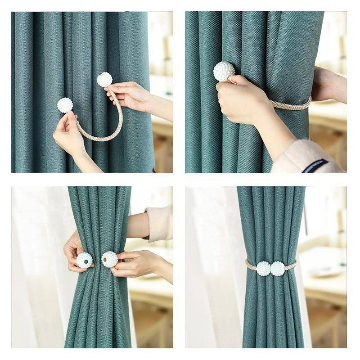 Pearl Magnetic Curtain Clip Holder