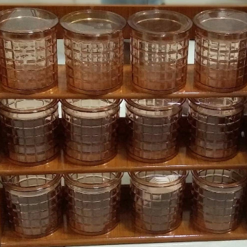12 Pc Acrylic Spice Rack