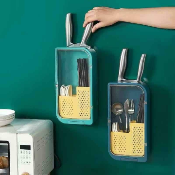 Kitchen Chopsticks Rack Multi-Function Hollow Spoon Basket