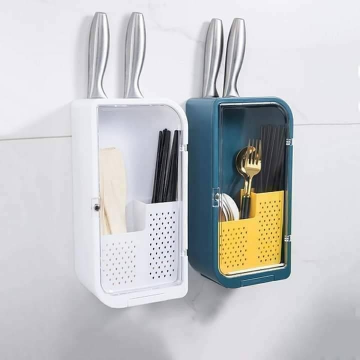 Kitchen Chopsticks Rack Multi-Function Hollow Spoon Basket