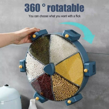 6 Grid/8.5 Litre Rotating Grain Dispenser